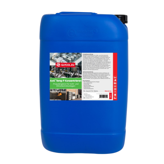 Glycol.eu Propylenglykol 100% Konzentrat für Kühl- & Frostschutz | 20L Kanister