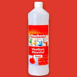 Flüssigfarbstoff Rot | 1L Flasche | Hochkonzentrierte Farbe | Technische Flüssigkeiten