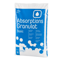 Absorptionsgranulat Towlers Sorbents Basic 20 kg | 30 L | Ölbindemittel | Flüssigkeitsbinder
