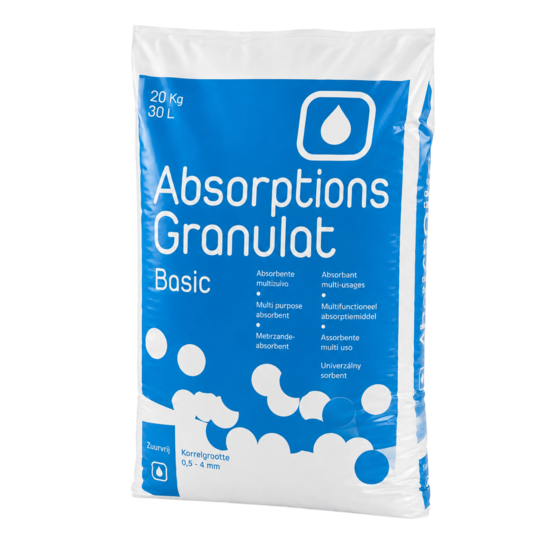 Absorptionsgranulat Towlers Sorbents Basic 20 kg | 30 L | Ölbindemittel | Flüssigkeitsbinder
