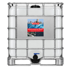 Demineralisiertes Wasser 1000 L | VE Wasser | Kalkfreies Wasser | Technisches Wasser | Osmose