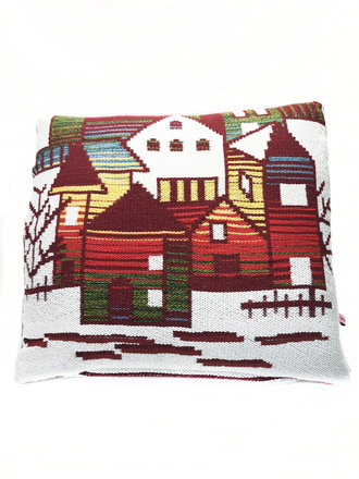 Liv & Dols Pillow "Zakynthos plum I" - 48 x 50 cm