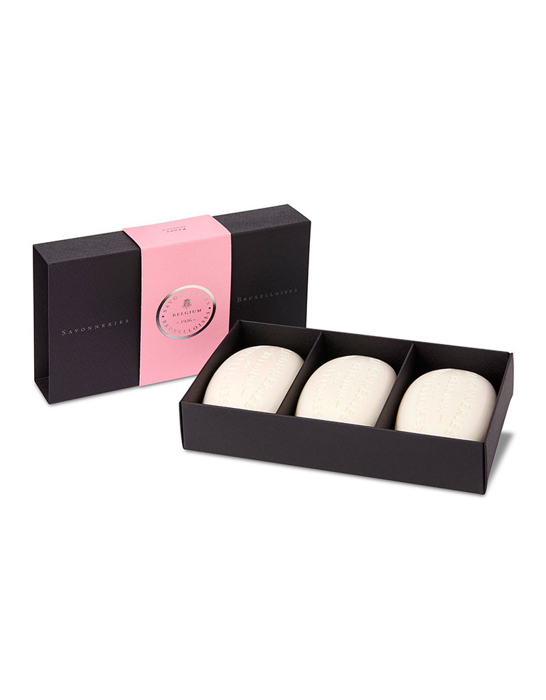 Savonneries Bruxelloises Fine soap gift box - peony (3 x 100 g)