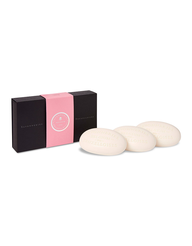 Savonneries Bruxelloises Fine soap gift box - peony (3 x 100 g)