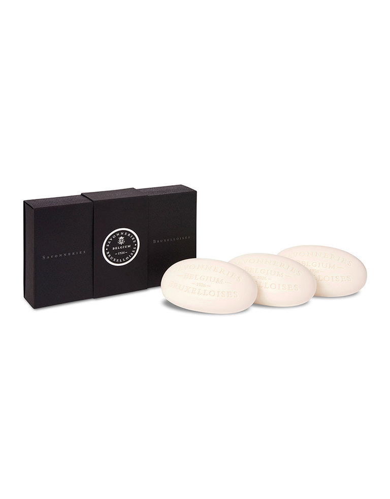 Savonneries Bruxelloises Fine soap gift box - ginger lime  (3 x 100 g)