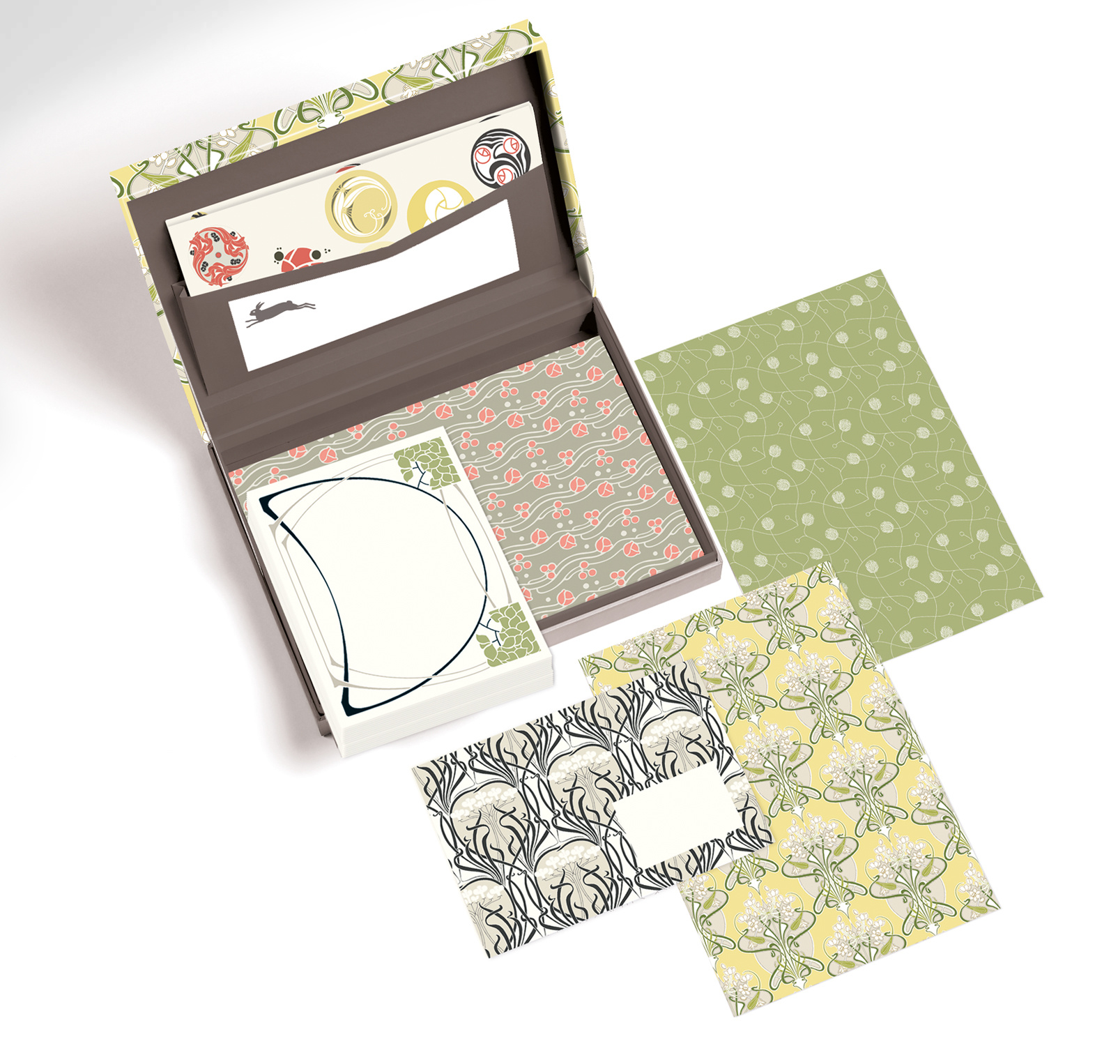 Letter Writing Set with envelopes Gift Box or Flat Pack -  Portugal