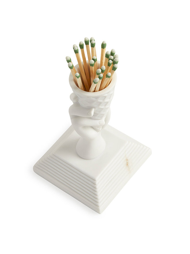 Squirrel Match strike - white - Curiosa Cabinet