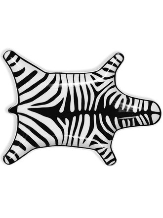 Jonathan Adler Zebra Schaaltje – Zwart/Wit