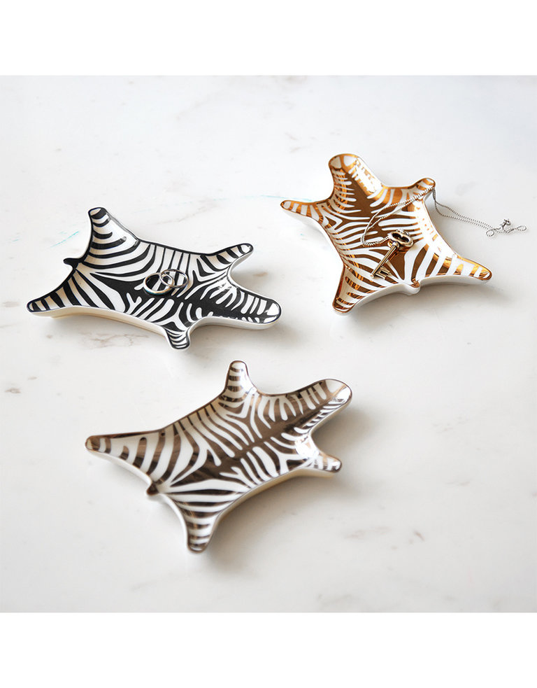 Jonathan Adler Zebra stacking dish - Gold