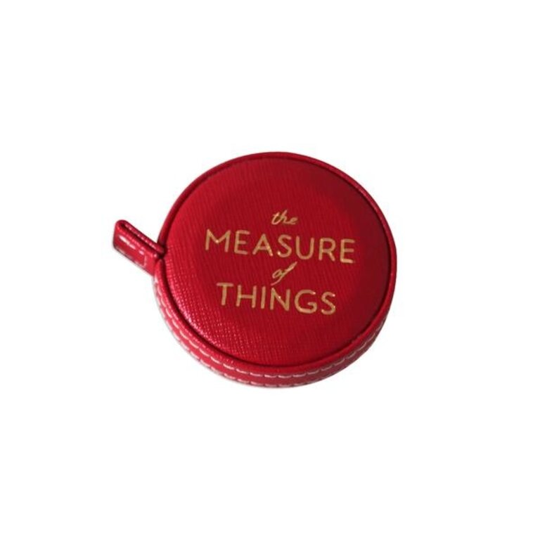 Sloane Stationery Red measuring tape - vegan leather