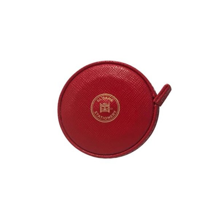 Sloane Stationery Red measuring tape - vegan leather