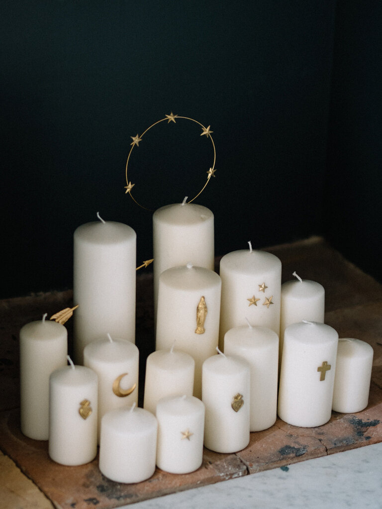 Aureole candle decoration, Ø 15 cm