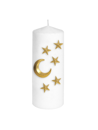 Boncoeurs Candle decoration - Moon & Stars Boncoeurs Candle decoration - Moon & Stars