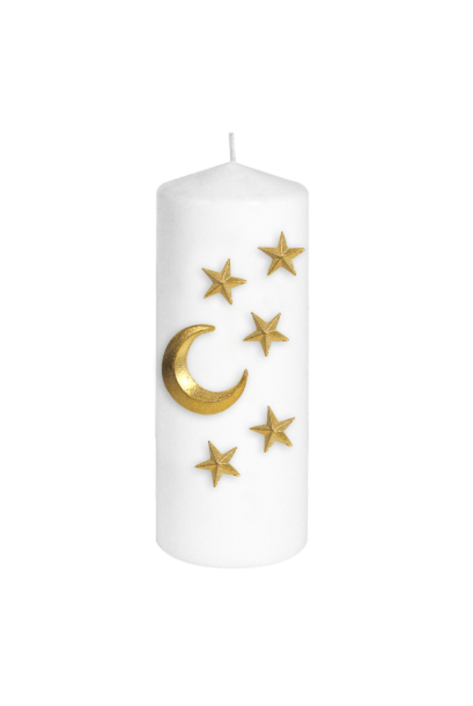 Boncoeurs Candle decoration - Moon & Stars