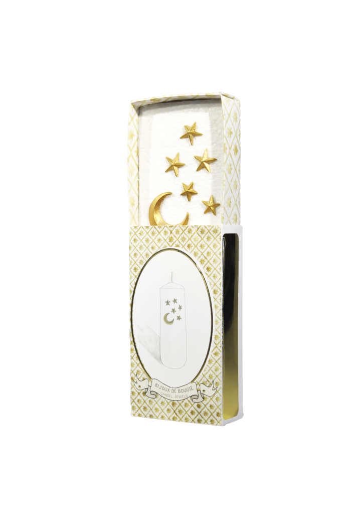 Boncoeurs Candle decoration - Moon & Stars