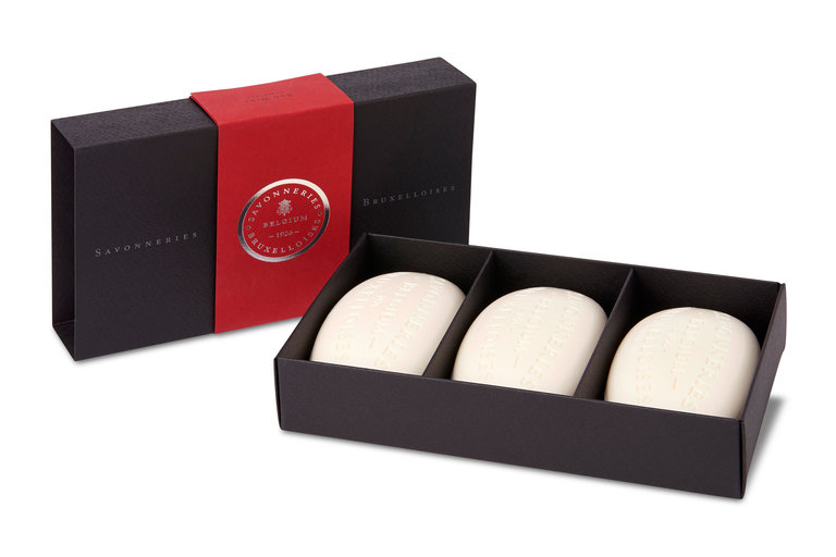 Savonneries Bruxelloises Fine soap gift box - Port (3 x 100 g)