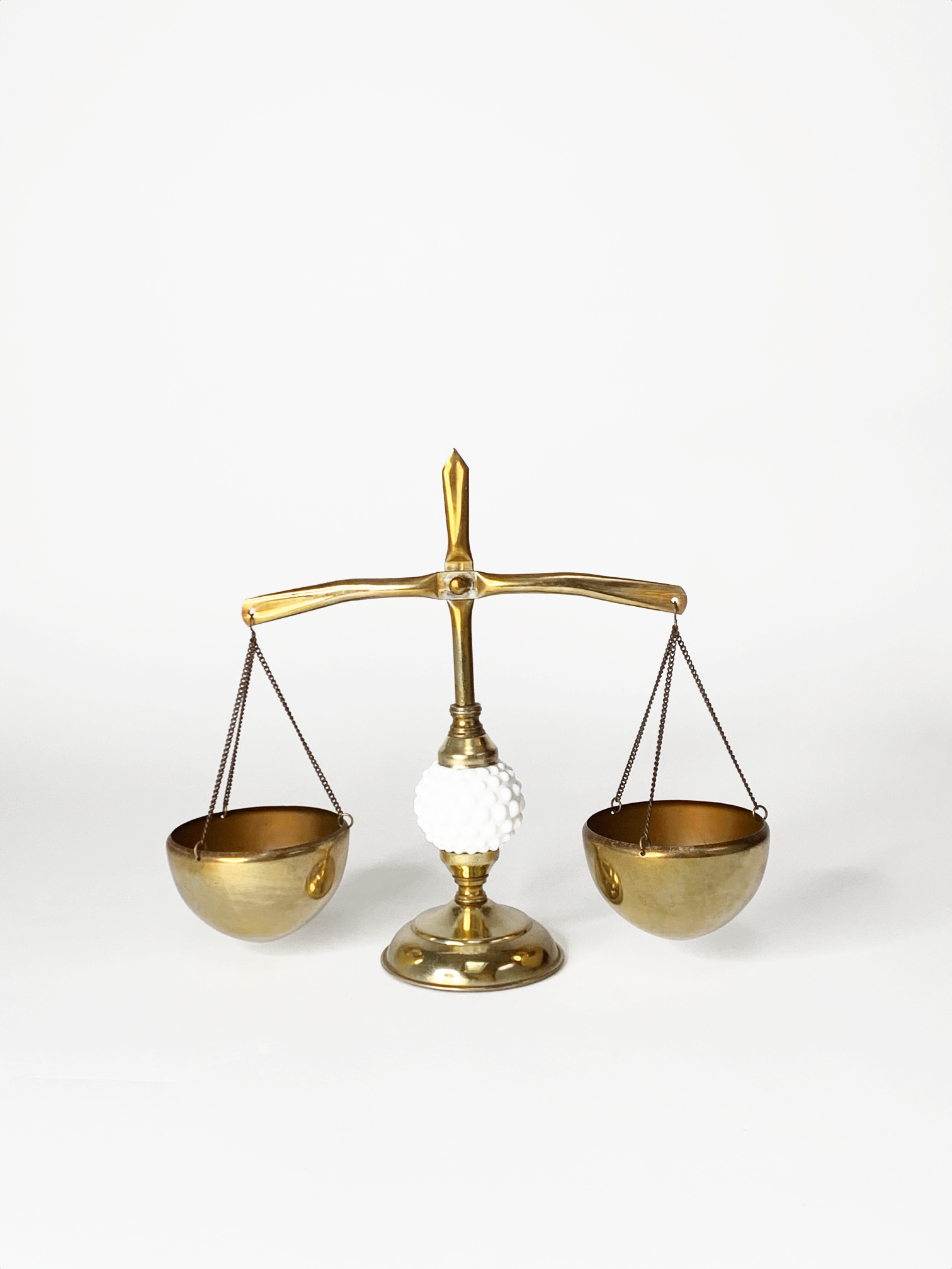 Vintage copper scales with opaline detail - Curiosa Cabinet