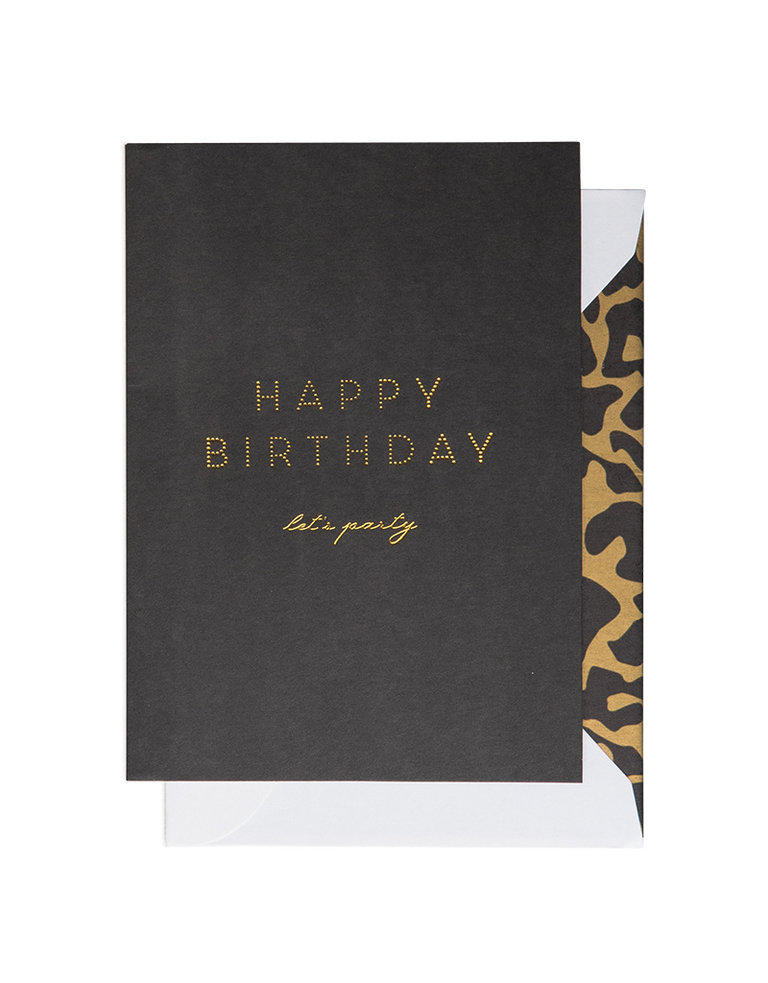 Cardsome Happy birthday - let's party card