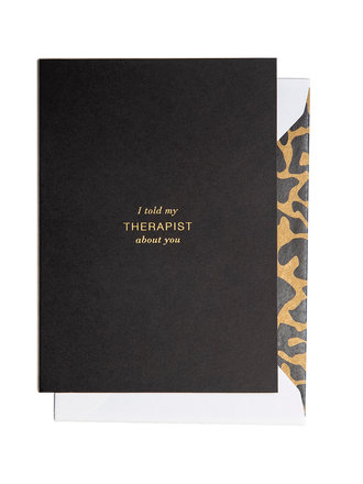 Cardsome I told my therapist about you kaart Cardsome I told my therapist about you kaart