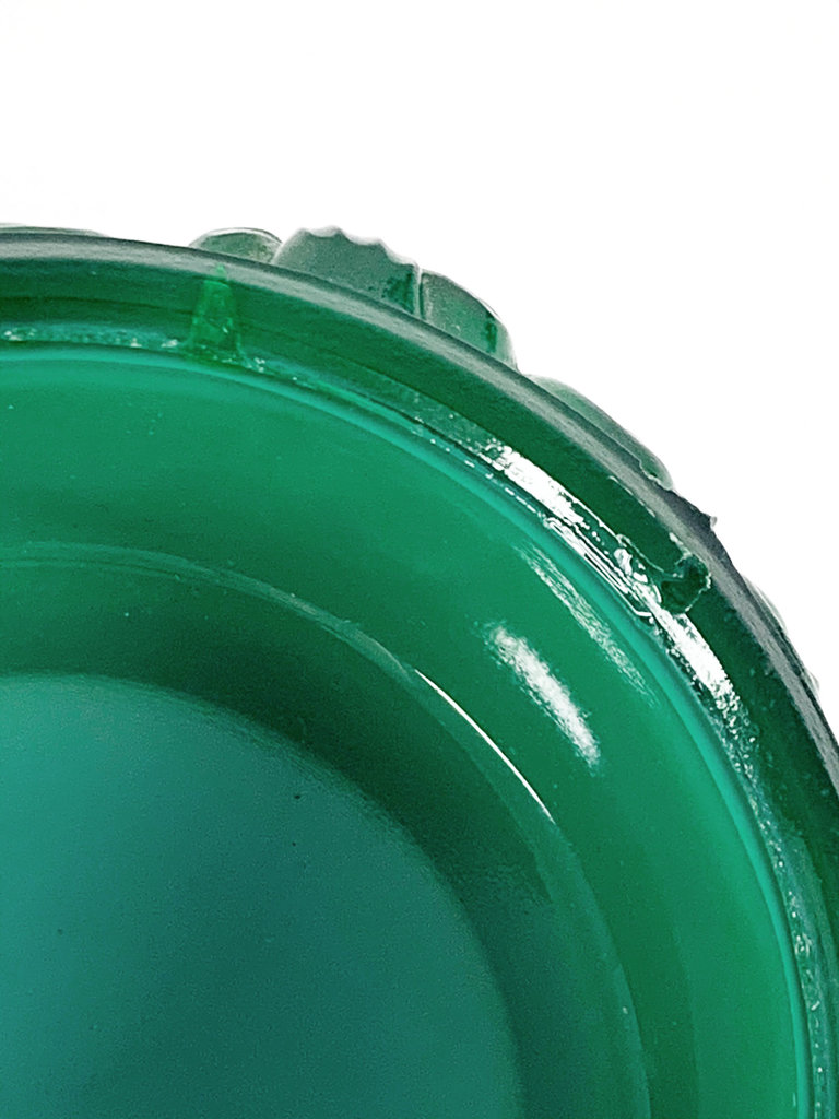 Vintage Green glass box