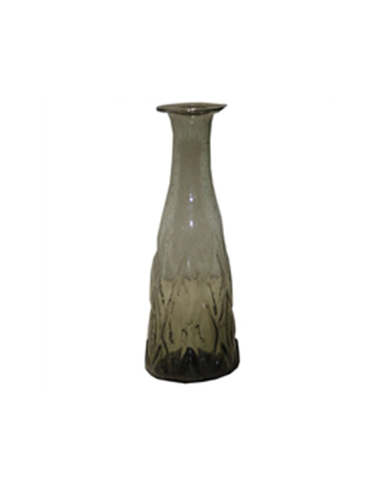 Smoke glass vase