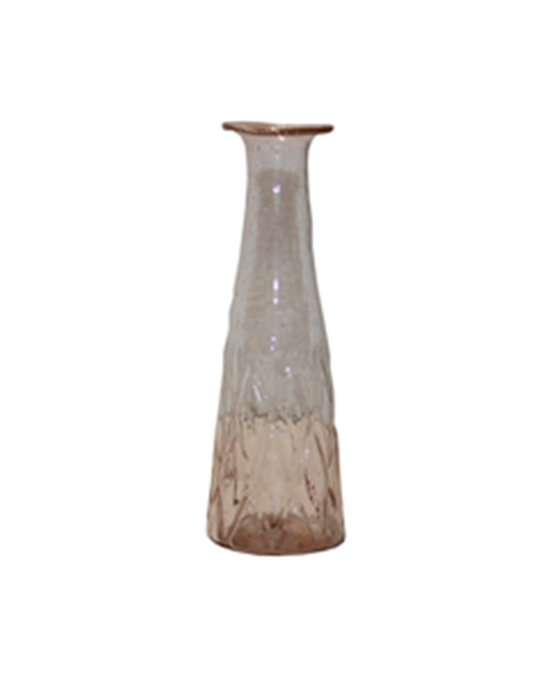 Light pink glass vase