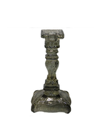 Smoke glass candle holder Smoke glass candle holder