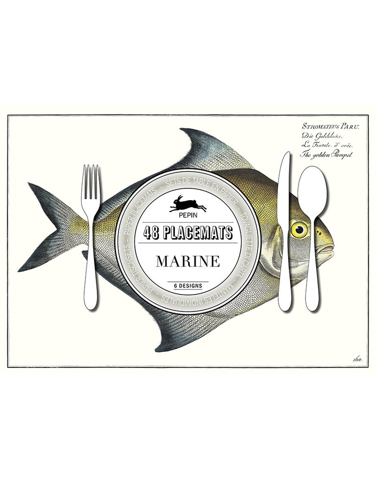 The Pepin Press Marine paper placemats , 48 sheets