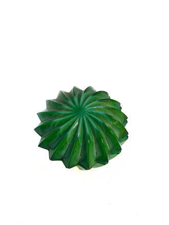Vintage Small malachite glass box Vintage Small malachite glass box