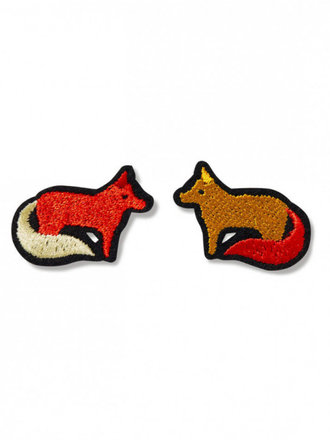 Macon & Lesquoy Patch -  two patches - Kitsune Macon & Lesquoy Patch -  two patches - Kitsune