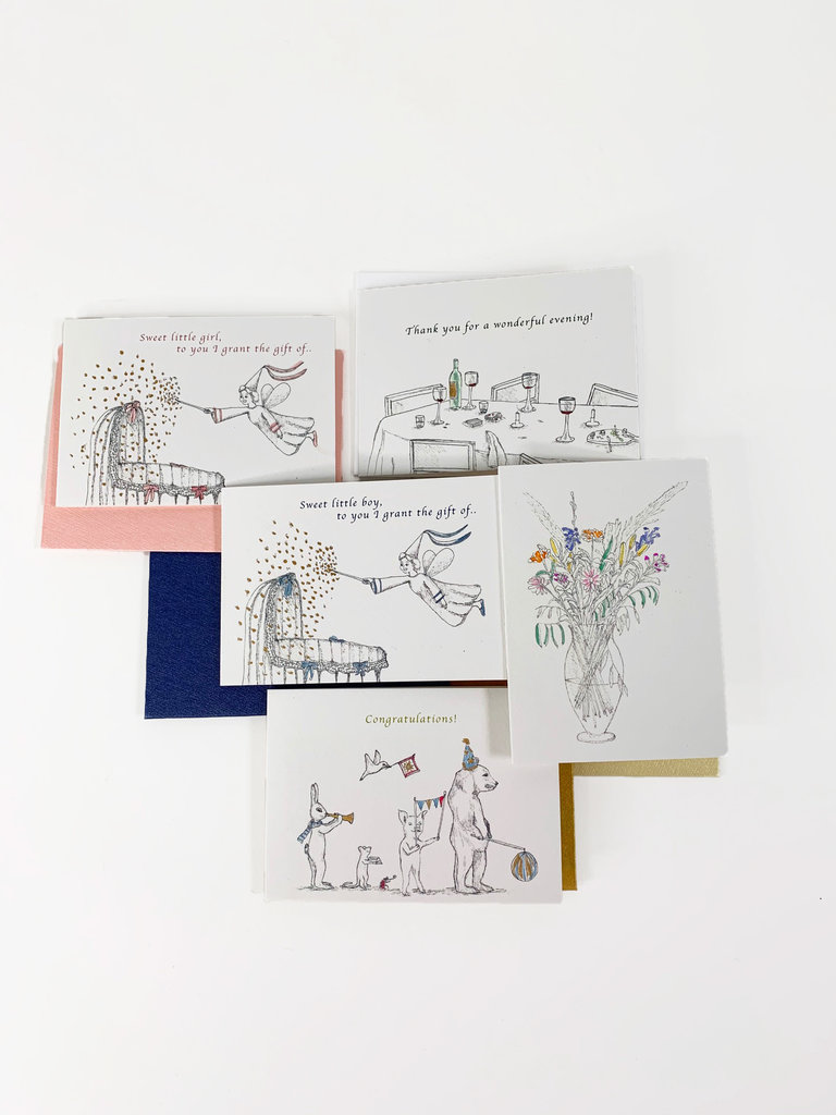 Marlies Boomsma Set of five gift cards by Marlies Boomsma