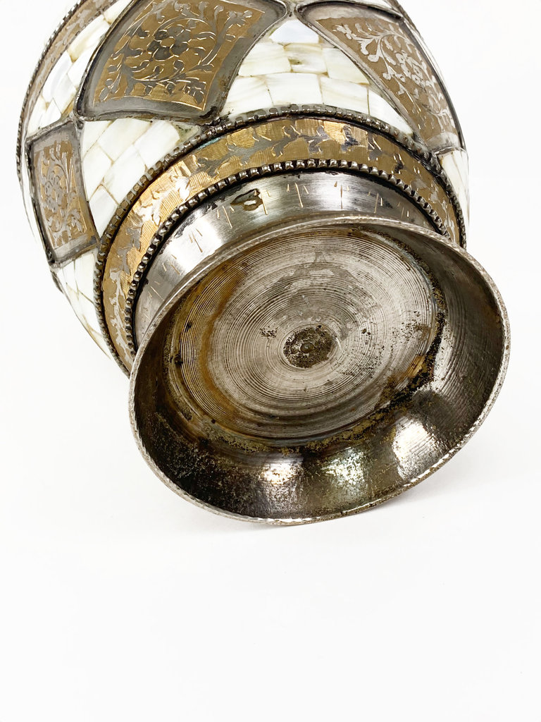Vintage Italian brass vase