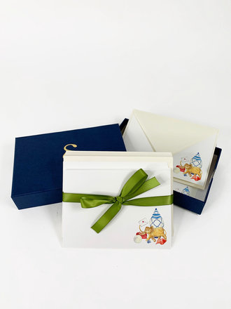 Stationery Stories Briefpapierset met monogram - Olifant Stationery Stories Briefpapierset met monogram - Olifant