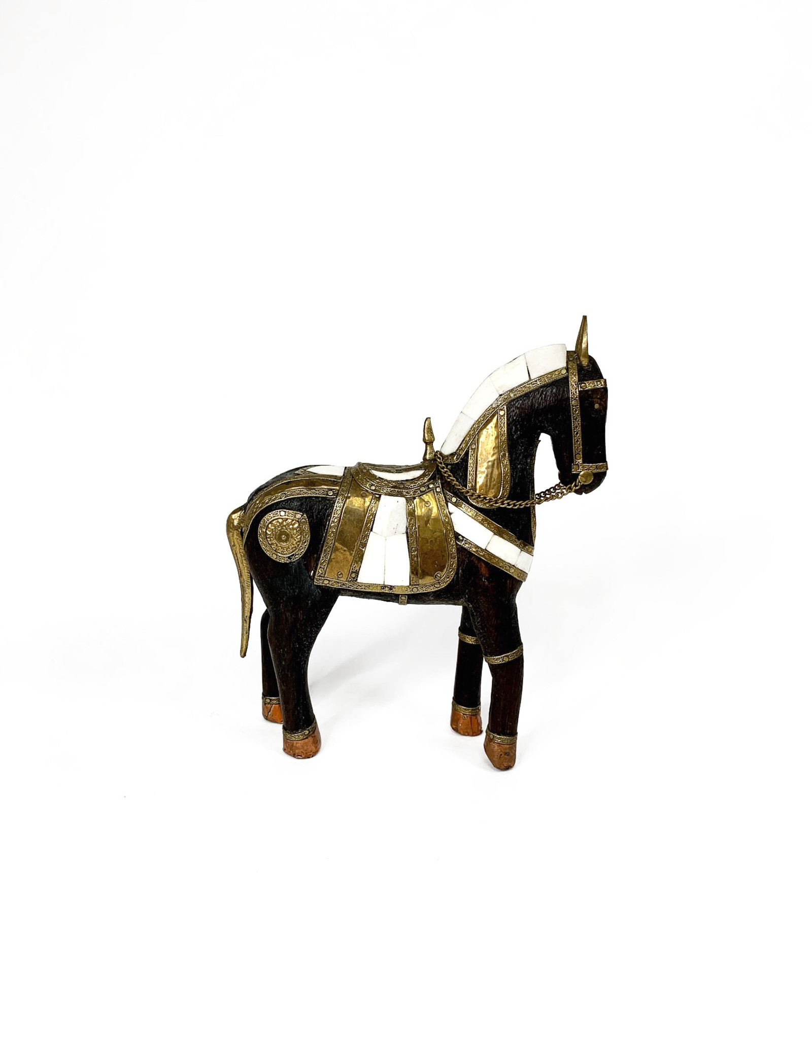 vintage wooden horse