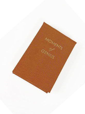 Sloane Stationery Moments of genius - note pads - cognac Sloane Stationery Moments of genius - note pads - cognac
