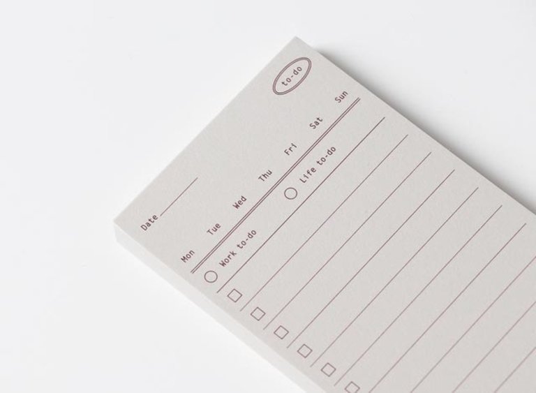 To Do List Memo Pad Curiosa Cabinet