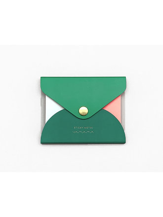 Yamama Sticky notes in green cover Yamama Sticky notes in green cover