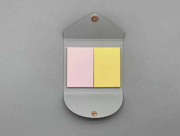 Yamama Yamama Gekleurde sticky notes in navy blauwe hoes