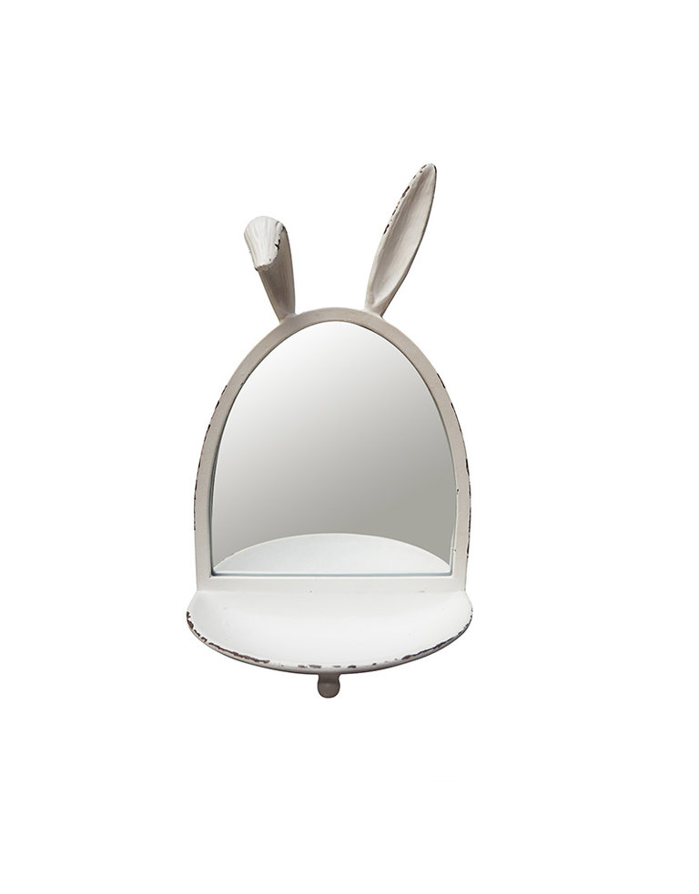 Bunny mirror with tray