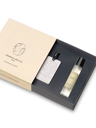 Cerería Mollá 1899 Geur tegeltje en spray set - Bulgarian Rose & Oud Cerería Mollá 1899 Geur tegeltje en spray set - Bulgarian Rose & Oud