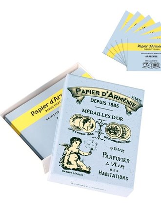 Papier d'Armenie Wierookpapier vintage doos, pak van 6 boekjes - Armenie Papier d'Armenie Wierookpapier vintage doos, pak van 6 boekjes - Armenie