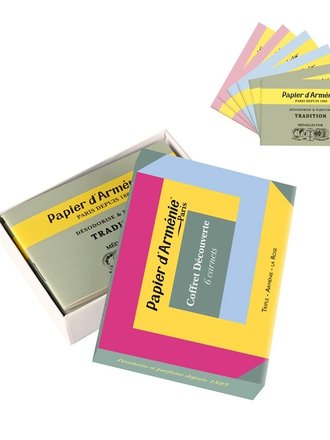 Papier d'Armenie Wierookpapier startersdoos, verpakking van 6 boekjes - 3 parfums Papier d'Armenie Wierookpapier startersdoos, verpakking van 6 boekjes - 3 parfums