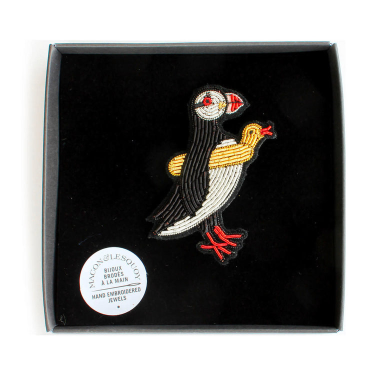 Macon & Lesquoy Brooch - Puffin