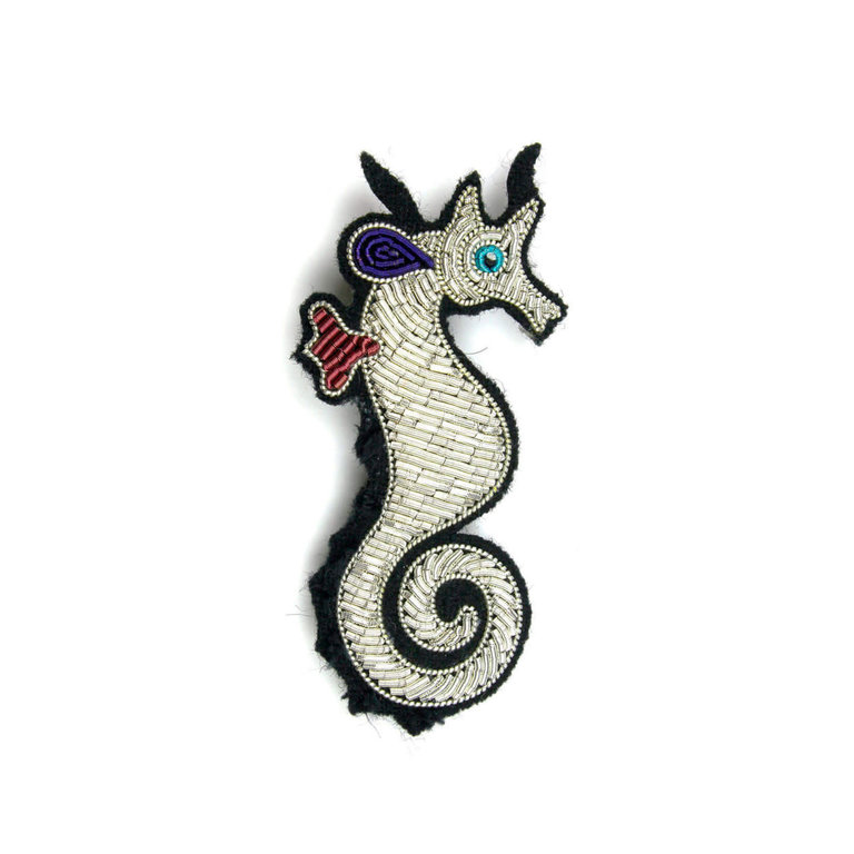 Macon & Lesquoy Brooch- Sea horse