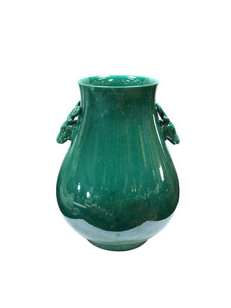 Vase with deer handles Vase with deer handles