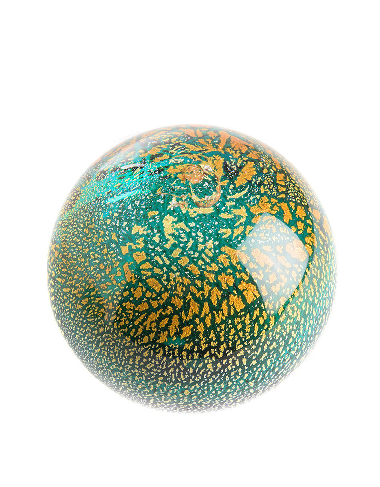 Glass ball in ocean colors  - Large