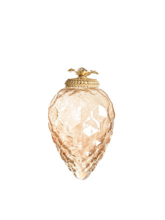 Kerstboom ornament - gouden glans - dennenappel