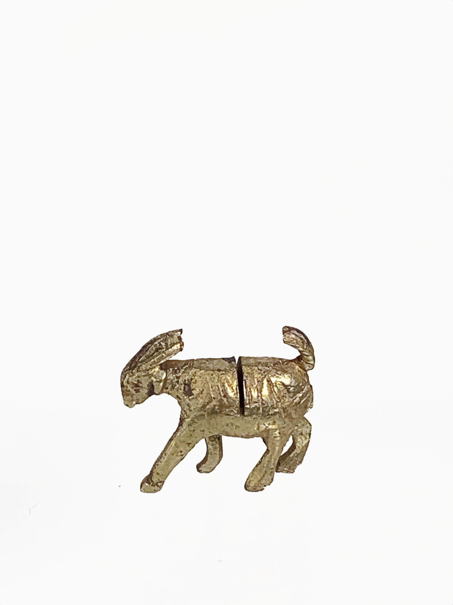 Brass Animal Decor,Vintage Brass Cute Cat Pocket Incense Holder