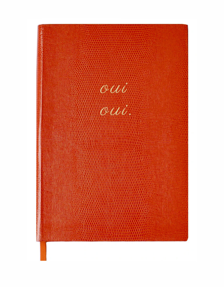 Sloane Stationery Oui, Oui - Wedding Planner notebook (A5) - orange & gold