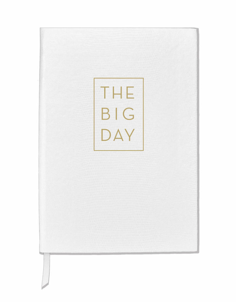 Sloane Stationery Sloane Stationery The Big Day wedding planner notebook (A5) - white & gold